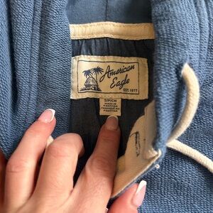 American Eagle Blue Knit Sweater
